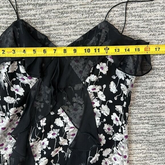 New Cinq à Sept Joelle Floral Silk Slip Dress Size 2 - Picture 9 of 16